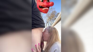 Katrina Thicc, Sucking And Swallowing Hot Cum In Backyard Onlyfans Video Leaked