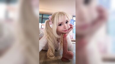 Pockycats, Blonde Braces Girl Sucking A Dildo Onlyfans Video Leaked