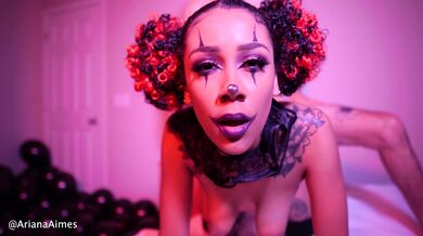 Ariana Aimes, Ebony Clown Slut Gets Facialized Onlyfans Video Leaked