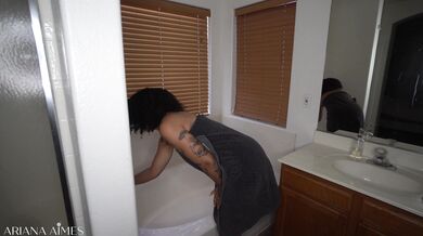 Ariana Aimes, Big Booty Ebony Slut Riding Dildo In Bathtub Onlyfans Video Leaked