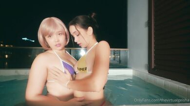Virtual Geisha, Two Lesbian Chicks Buttplug Play In Bathroom Onlyfans Video Leaked