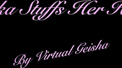 Virtual Geisha, Rikka Stuffs Her Holes With Sex Toys Onlyfans Video Leaked