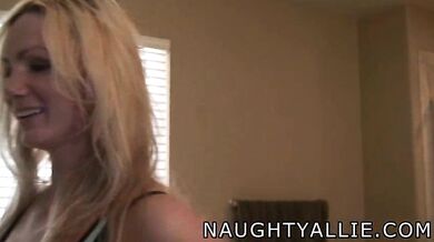 Naughtyallie, Hot Blonde Wife Jerking Off Husband Onlyfans Video Leaked