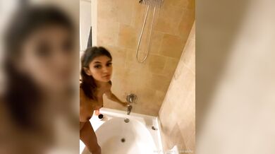Amira Brie, Naked Shower Tease Onlyfans Video Leaked