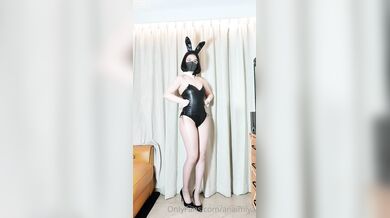 Anaimiya, Asian Latex Bunny Dildo Masturbation Onlyfans Video Leaked