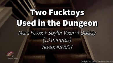 Marsfoxxx, Sayler Vixen, Two Interracial Hotwives Fuck Toy Used In The Dungeon Onlyfans Video Leaked