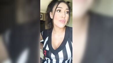 Rainey James, Hot Latina Referee Flashing Her Big Tits Onlyfans Video Leaked