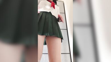 Anaimiya, Asian Schoolgirl Fucking A Huge Dildo Onlyfans Video Leaked