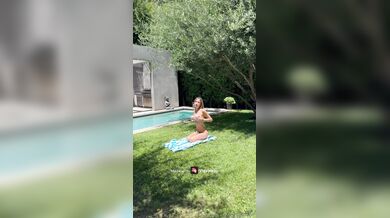 Ppwyang, Teasing In The Backyard Pool Onlyfans Video Leaked
