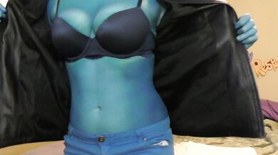 Tigger Rosey, Vibrator Masturbation As Blue Alien Girl Onlyfans Video Leaked