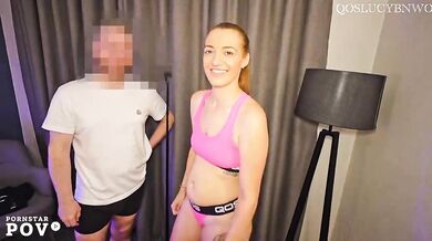 QOSLucyBNWO - Cum Kiss Snowball From Lucy To Her Cuck