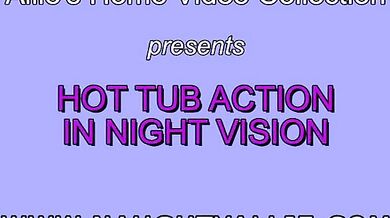 Naughtyallie, Night Vision Hot Tub Blowjob And Boobjob Action Onlyfans Video Leaked