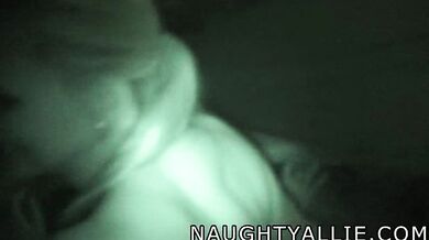 Naughtyallie, Night Vision Hot Tub Blowjob And Boobjob Action Onlyfans Video Leaked