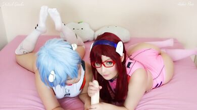 Virtual Geisha, Hidori Rose, Two Evangelion Lesbian Chicks Riding Dildo Onlyfans Video Leaked