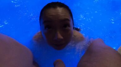 AsianHotWife, Monique Mae, Blowjob At The Jacuzzi Onlyfans Video Leaked
