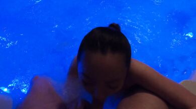 AsianHotWife, Monique Mae, Blowjob At The Jacuzzi Onlyfans Video Leaked