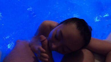 AsianHotWife, Monique Mae, Blowjob At The Jacuzzi Onlyfans Video Leaked