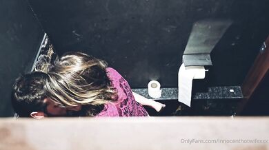 InnocentHotWife, Glasses Hotwife MILF Getting Fucked In The Bathroom During a Swingers Party Onlyfans Video Leaked