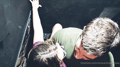 InnocentHotWife, Glasses Hotwife MILF Getting Fucked In The Bathroom During a Swingers Party Onlyfans Video Leaked