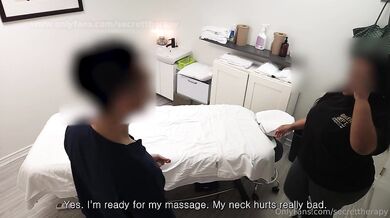 SecretTherapy,Jessica High Calorie Ebony Bang in Massage Room