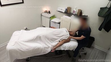 SecretTherapy,Jessica High Calorie Ebony Bang in Massage Room