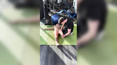 StretchMasters, JazVIP, Thicc Blonde Babe Gets Pounded By BWC In The Gym Onlyfans Video Leaked