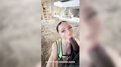 Auhneesh Nicole, Thicc Babe Gets Fucked by BBC On a Construction Site Onlyfans Video Leaked