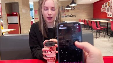 Devdaria, Sneaky Blowjob POV Sextape At KFC Toilet Onlyfans Video Leaked