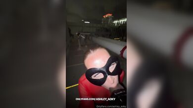 Ashley Aoky, PAWG Big Booty Elastigirl Fucking BBC On The Rooftop Onlyfans Video Leaked