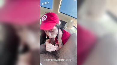 Auhneesh Nicole, Target Employee BBC Sex in Car Backseat Onlyfans Video Leaked
