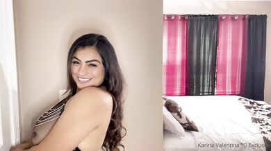 Karina Valentina, Horny BBW Latina Teen Craves a Black Bull BBC Onlyfans Video Leaked