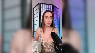 Christina Khalil, Huge Dildo Sucking ASMROnlyfans Video Leaked