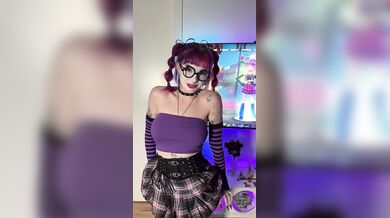 Emily Oram, Cosplay Goth Girl Deepthroat POV SextapeOnlyfans Video Leaked