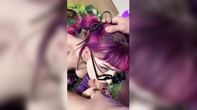 Emily Oram, Cosplay Goth Girl Deepthroat POV SextapeOnlyfans Video Leaked