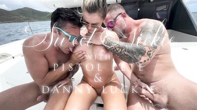 Sweet Vickie, Pistol Pete, Danny Luckee, Hotwife MILF Outdoor Boat MMF Threesome Onlyfans Video Leaked