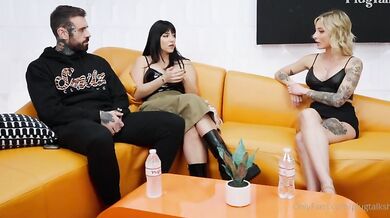 Lena The Plug, Kathryn Mae, PlugTalk, Blonde Short Hair Babe FFM Threesome With Latina Swinger Couple Onlyfans Video Leaked