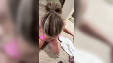 MissBehavin, Lauren Wild, Hotel Room POV Blowjob Sextape Onlyfans Video Leaked