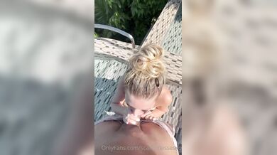 ScarlettKissesXO, Blonde Babe With Big Booty Vacation VLOG POV Sextape Onlyfans Video Leaked