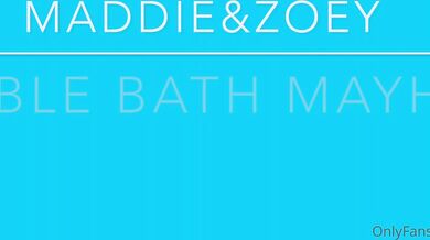BubbleBratz, Maddie May, MaddieBubz, Bubble Bath Mayhem Two BBW Chicks Dildo Suck Onlyfans Video Leaked