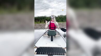 Ariesiagray, Blonde Babe Riverside Sneaky Outdoor Sex Onlyfans Video Leaked