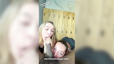 Ashley Aoky, Gym Babes FFM Threesome With BBC Onlyfans Video Leaked