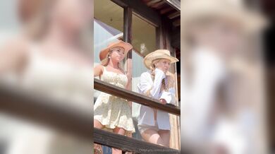 Caroline Zalog, Emma Kotos, Cowgirl Teen Tease Onlyfans Video Leaked