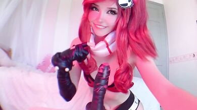 Belle Delphine, Yoko Littner Cosplay Black Dildo Fuck Onlyfans Video Leaked