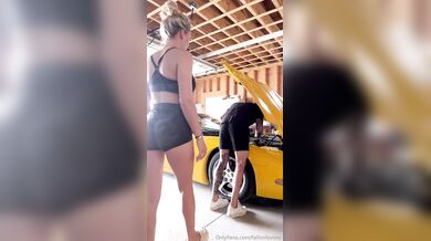 Fallonlovexo, Blonde Big Booty Babe Fucking In The Car Garage Onlyfans Video Leaked
