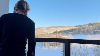 Eva Elfie, Sneaky Ski Resort Outdoor Blowjob And Creampie Onlyfans Video Leaked