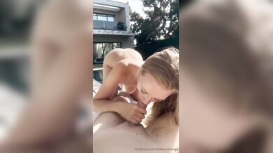 Littlepolishangel, European Blond Babe Enjoying The Sun With a Cock In Her Mouth Onlyfans Video Leaked