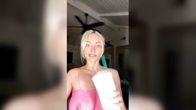 Lindsey Pelas, Pink Fishnet Live Stream Onlyfans Video Leaked