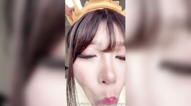 Asianbunnyx, Thicc Asian Babe Vibrator Masturbation Onlyfans Video Leaked