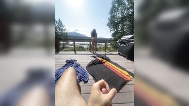 Erin Ashford, Outdoor Sex On Deck Wilderness Onlyfans Video Leaked