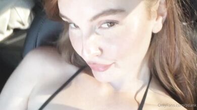 Zdank, Car Backseat Bikini POV Sextape Onlyfans Video Leaked